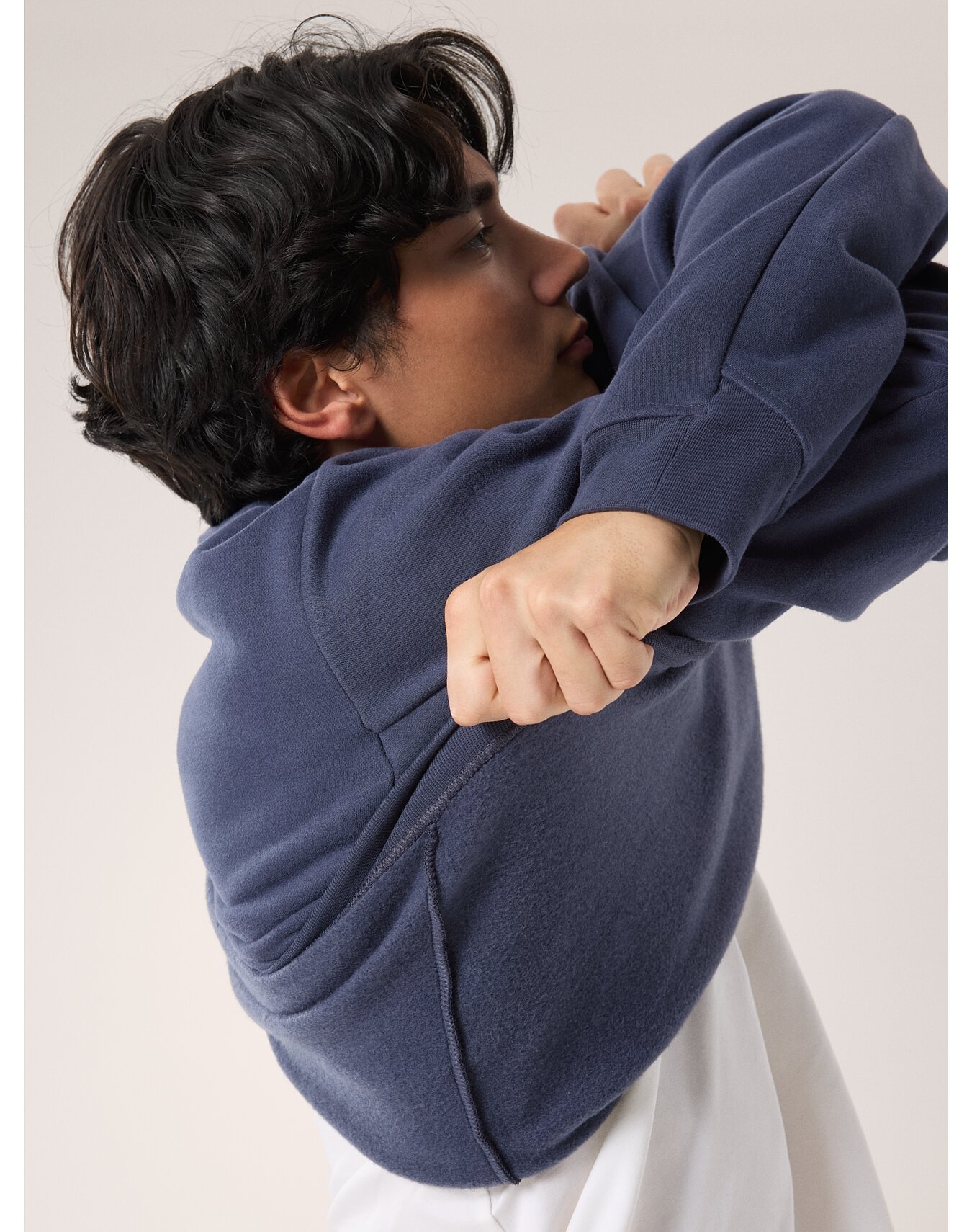 Emblem Fleece Crew Neck Pullover - 3