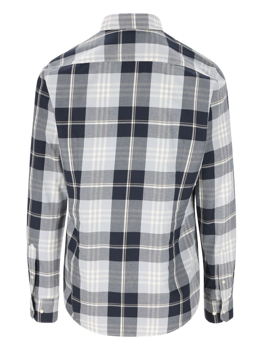 checked embroidered shirt - 2