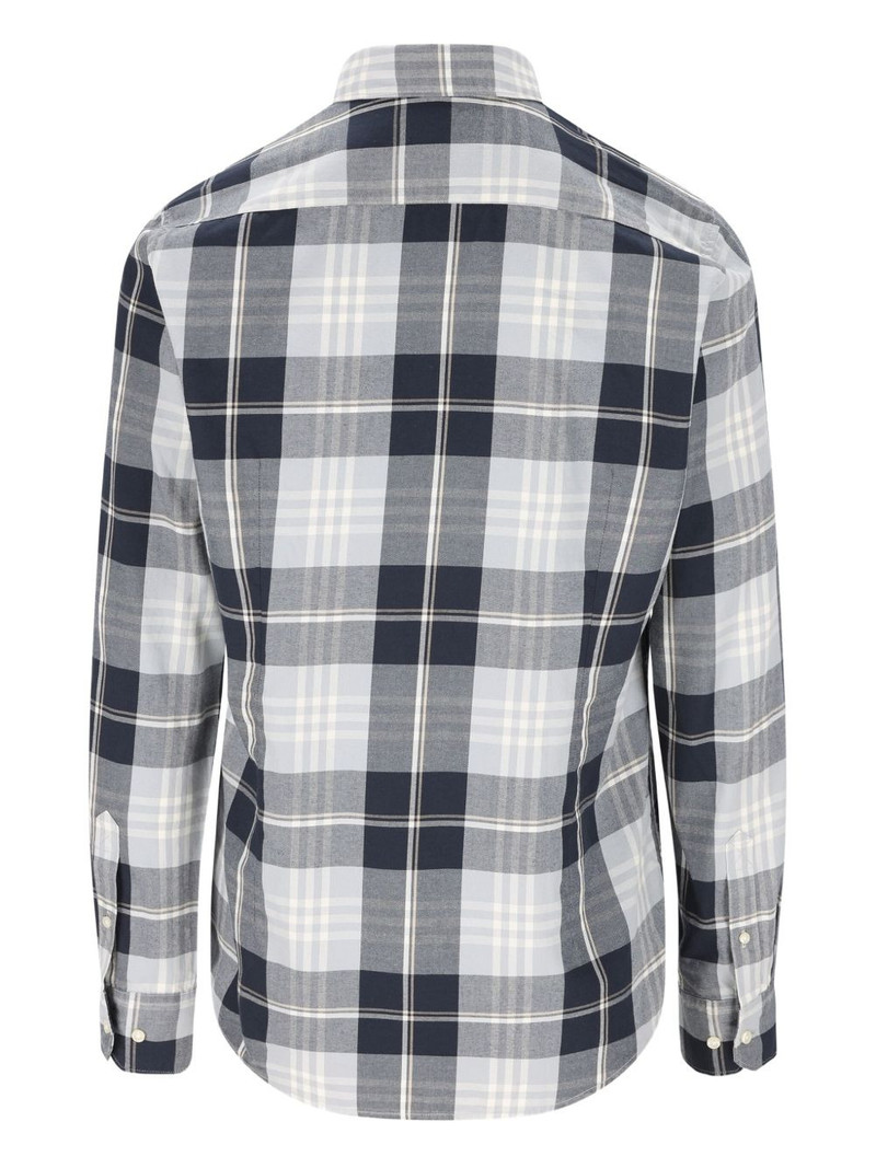 Barbour checked embroidered shirt outlook