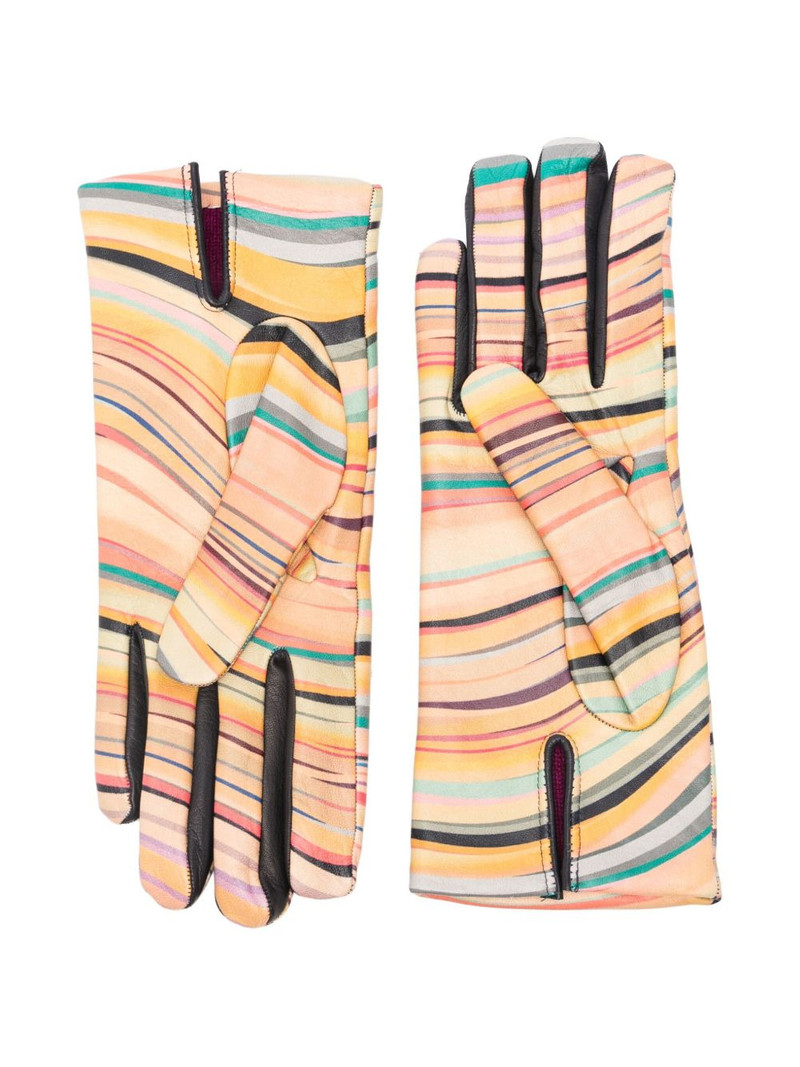 Paul Smith striped gloves outlook