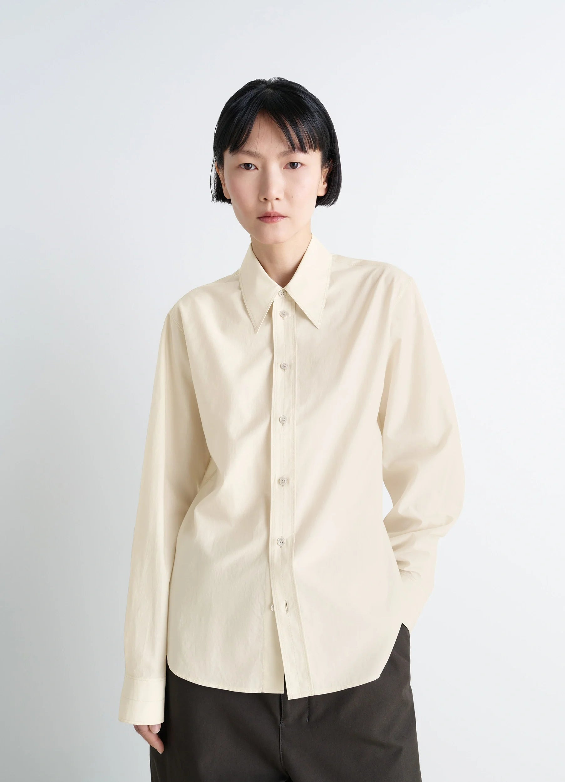 POINTED COLLAR SHIRT - 2