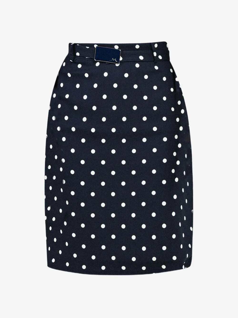 polka-dot belted skirt - 1