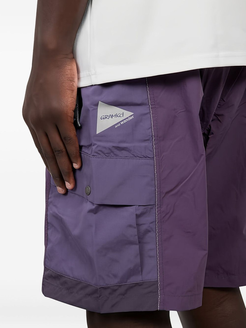 patchwork cargo shorts 4