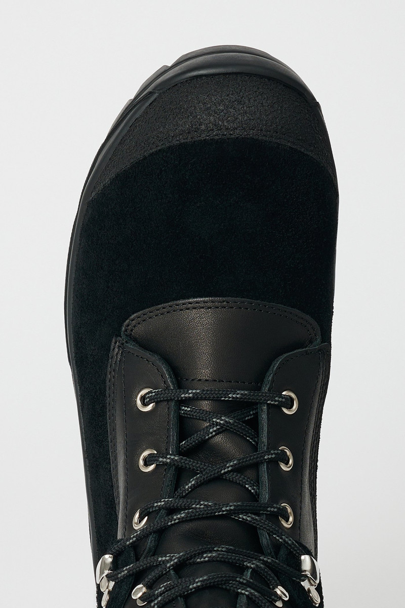 Our Legacy Tower Hiker Boot Black Leather outlook