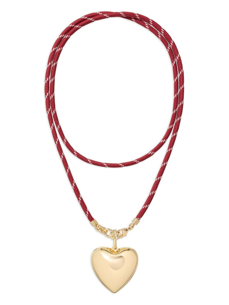 The Long Happy cord charm necklace 1