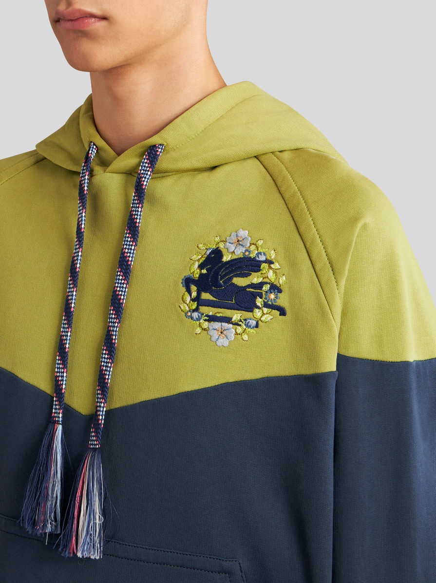 Etro HOODED SWEATSHIRT WITH LOGO | REVERSIBLE