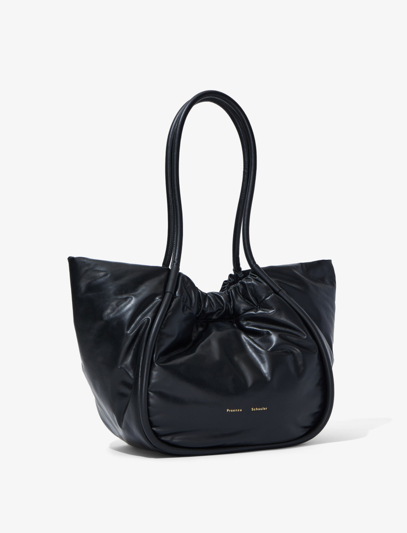 Large Ruched Tote in Puffy Nappa 3