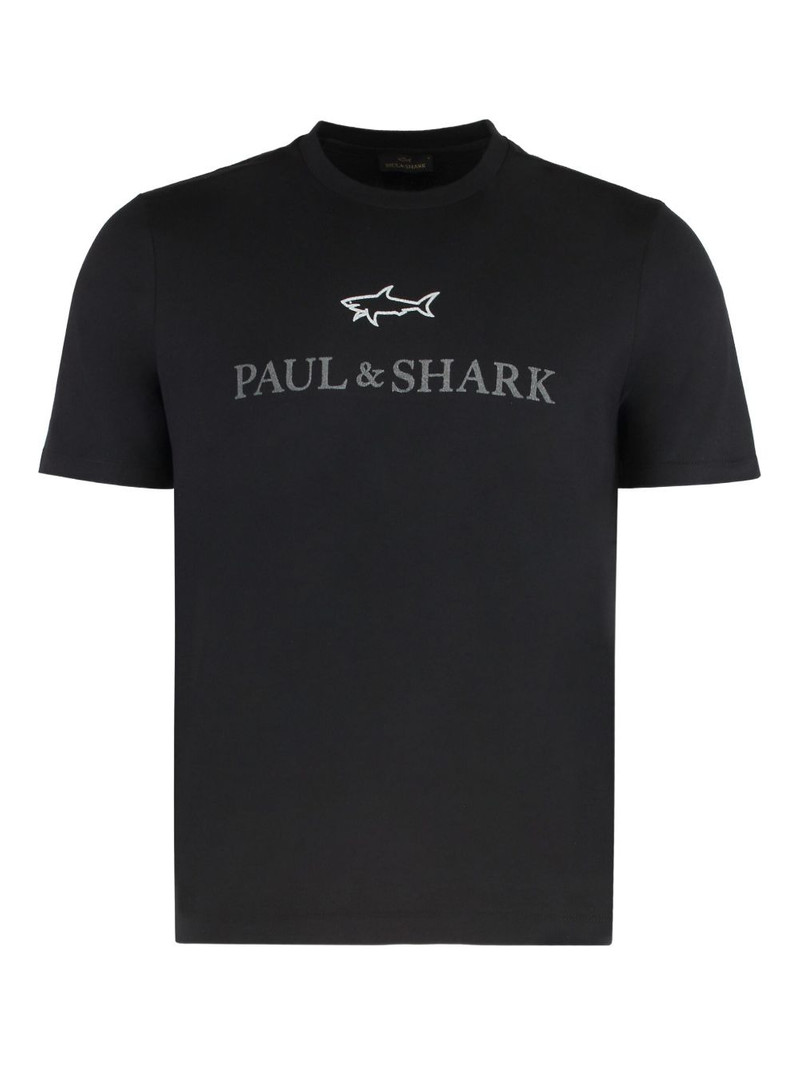 logo-print short-sleeve T-shirt 1