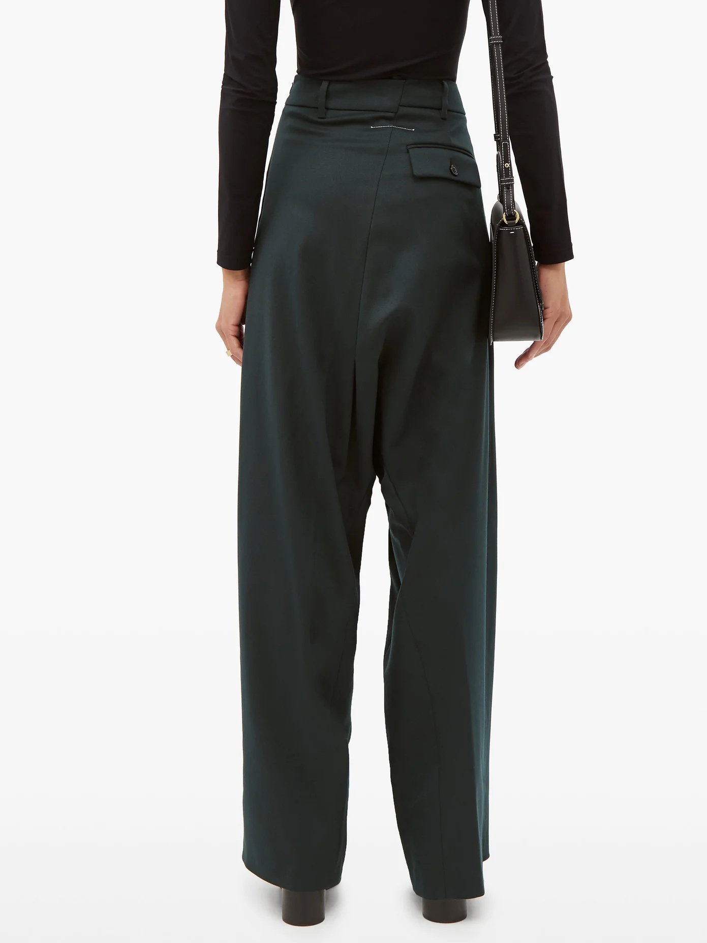 Deconstructed high-rise trousers - 5