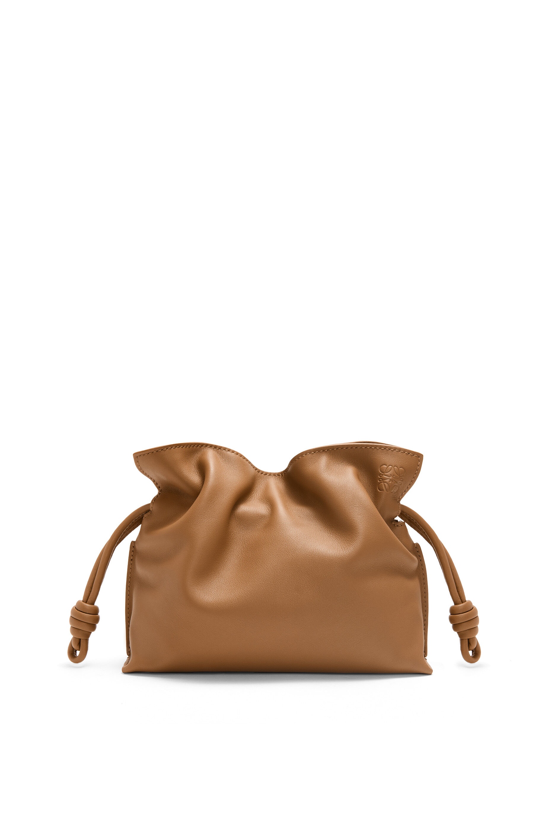 Lemur mini Flamenco clutch in nappa calfskin - 1