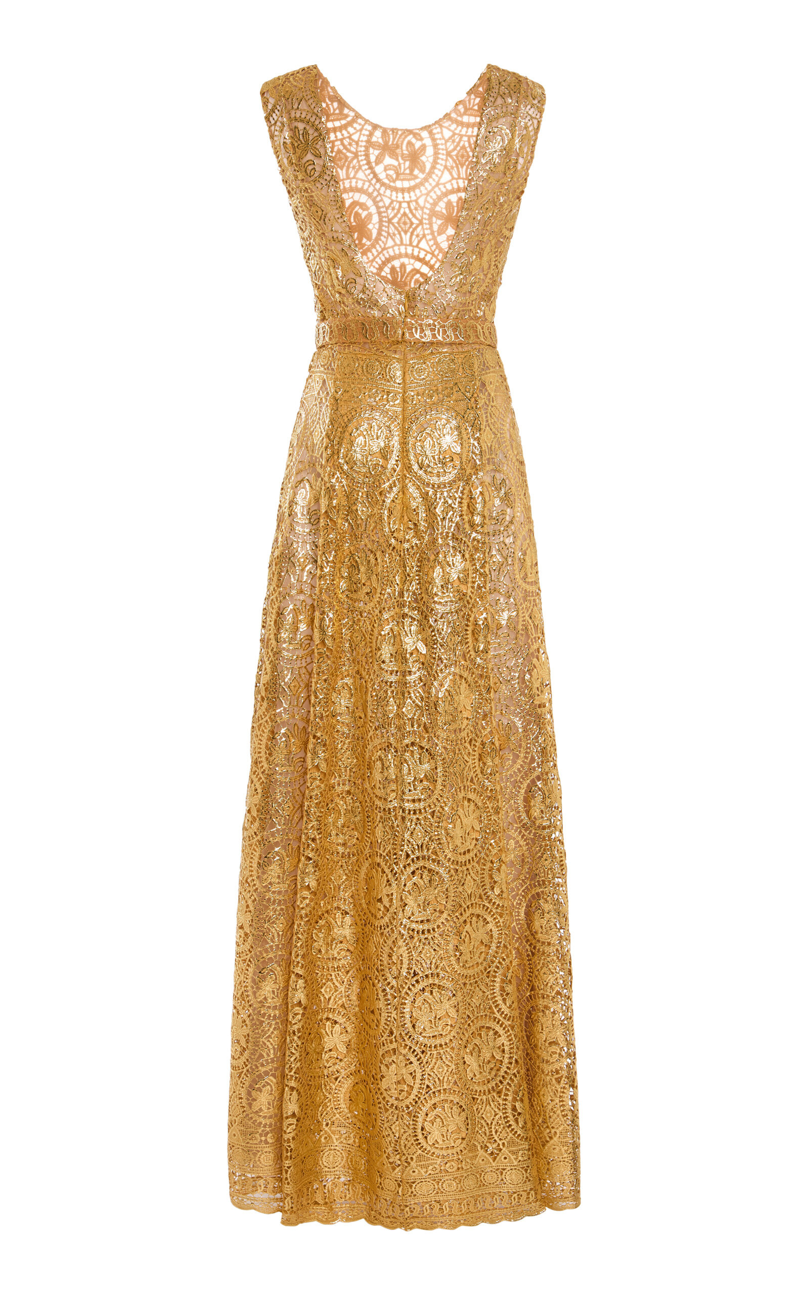 Torres Guipure Lace Dress gold - 3