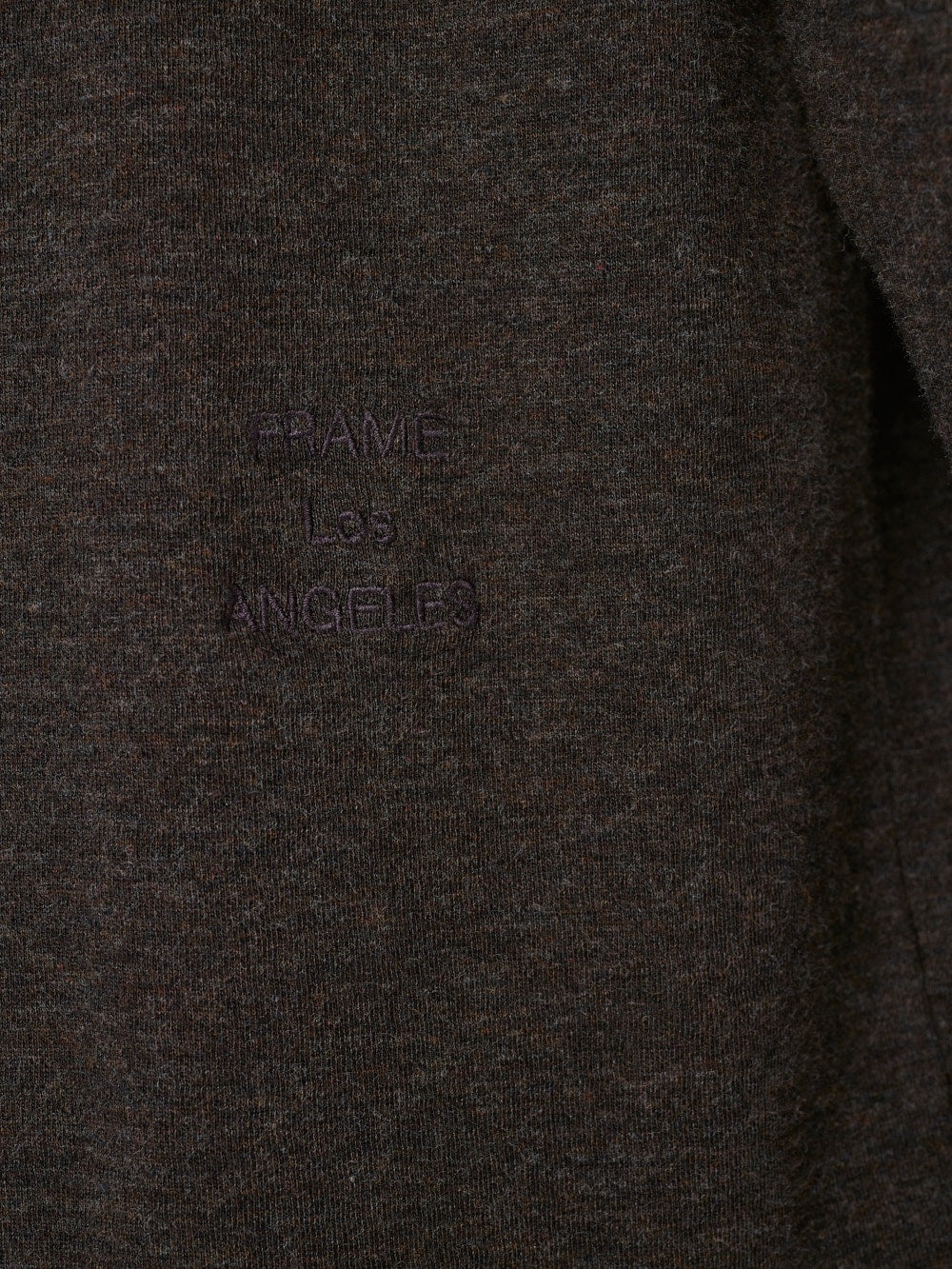 Duo Fold Long Sleeve Crew in Heather Espresso - 6