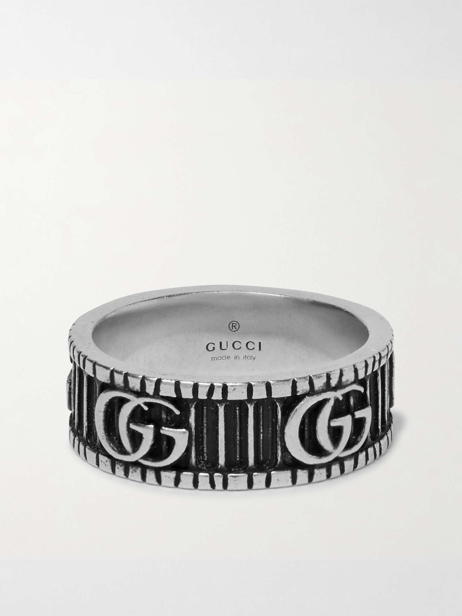 Engraved Silver Ring - 1