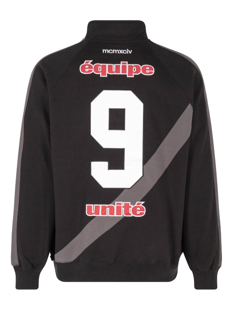 Supreme EquipÃ© logo-appliquÃ©d sweatshirt outlook