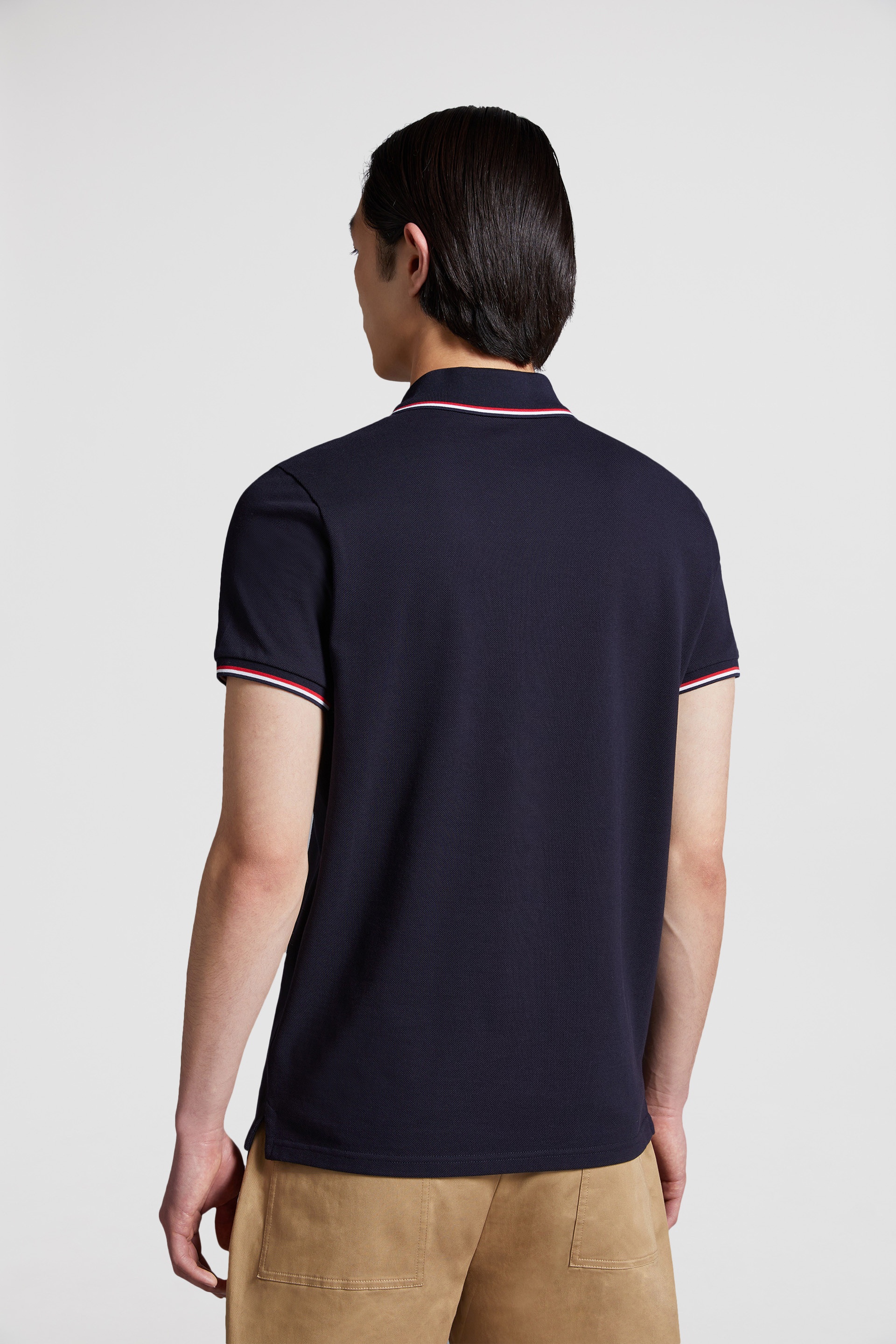 Tricolor-Trimmed Cotton Piquet Polo Shirt - 5
