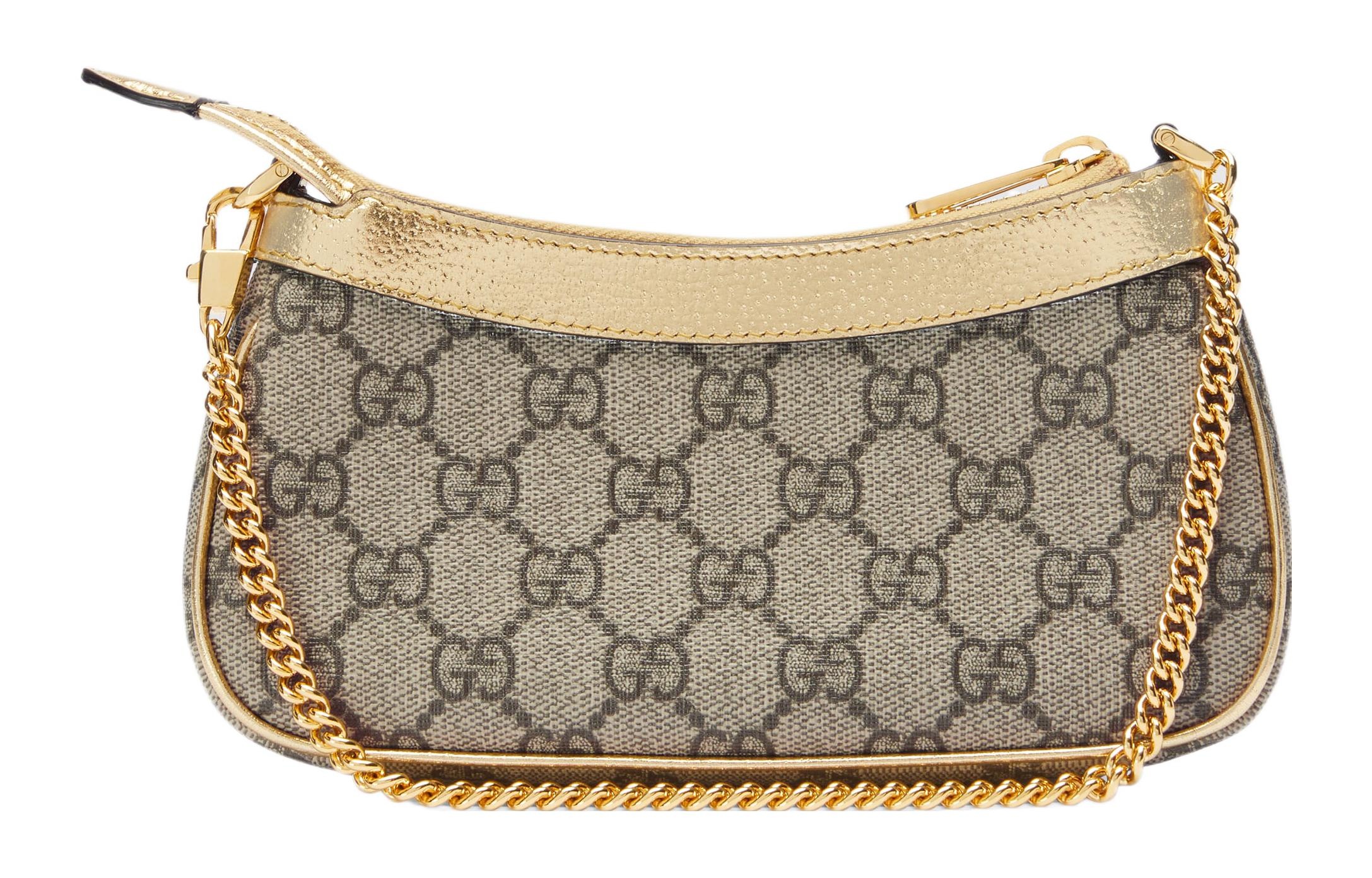 (WMNS) Gucci Ophidia Mini Bag 'Beige Ebony Supreme' 764960-KAAAH-9746 - 4