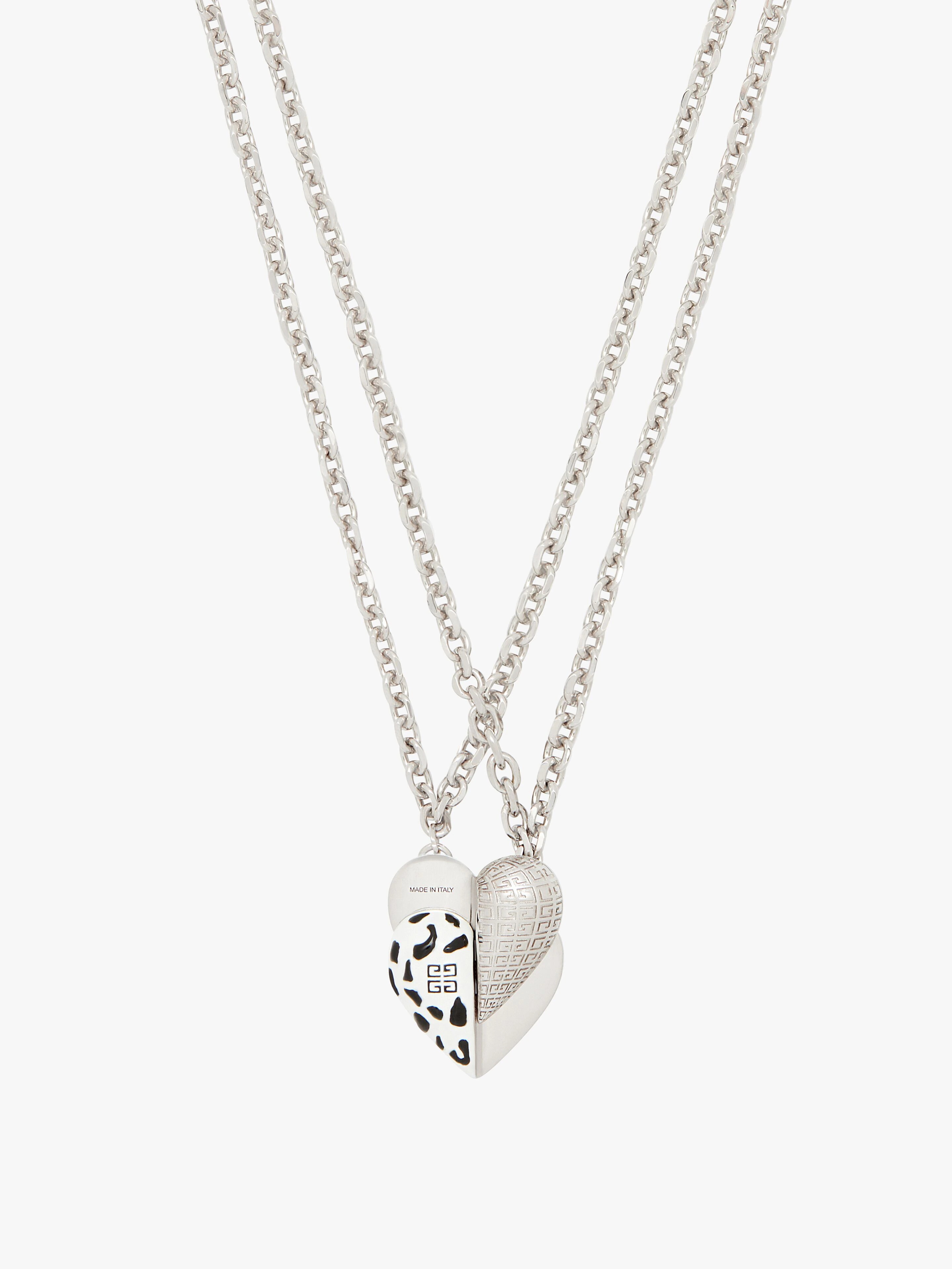 SEPARABLE TWO TONE DOUBLE NECKLACE - 2