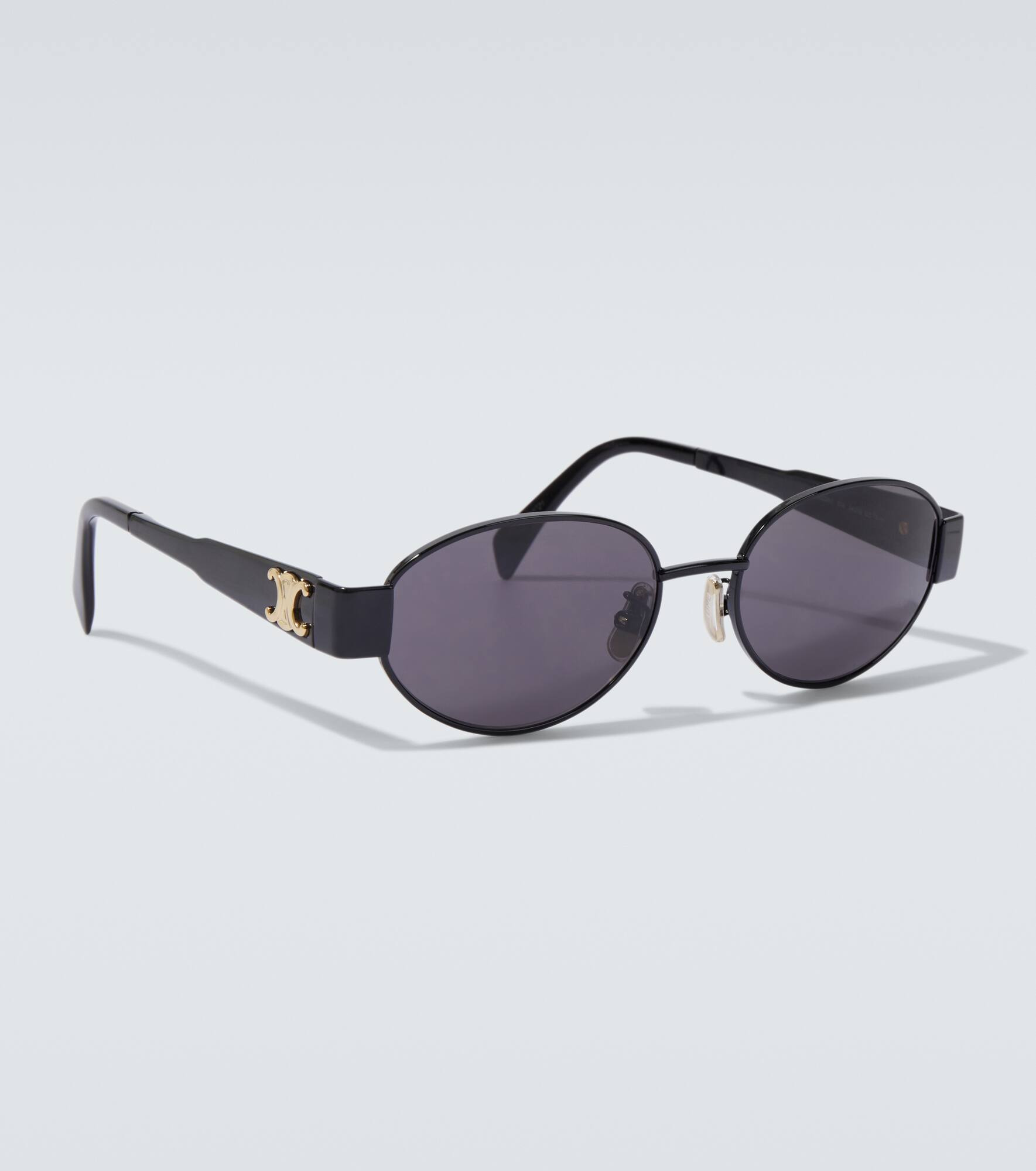 Triomphe Metal 01 oval sunglasses - 4