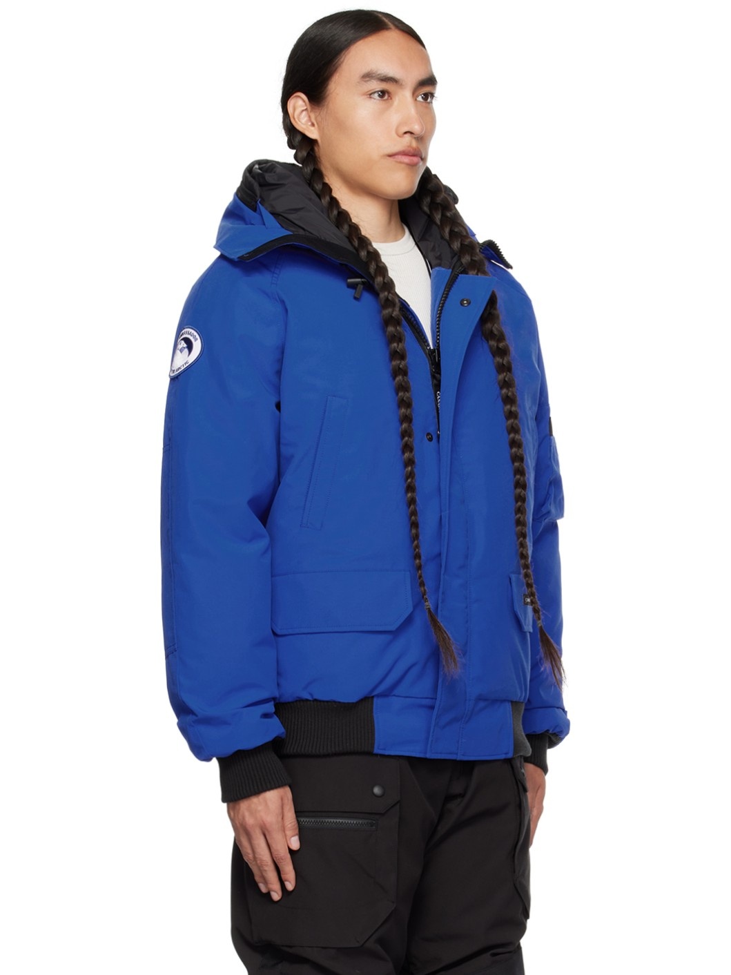 Blue Chilliwack Bomber Down Jacket - 2
