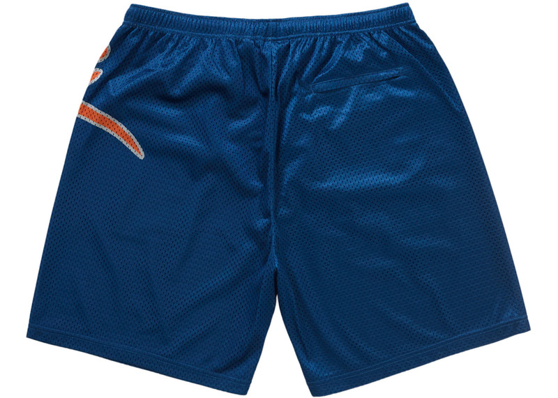 Supreme Supreme Big Script Mesh Short Blue outlook