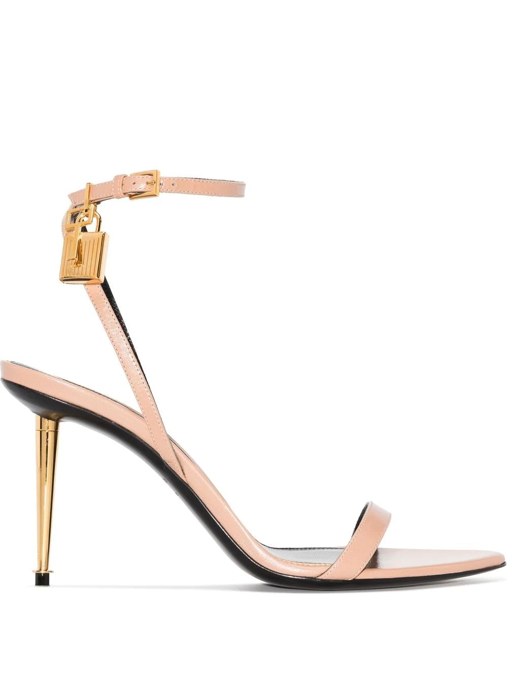 Naked 85mm leather sandals - 1