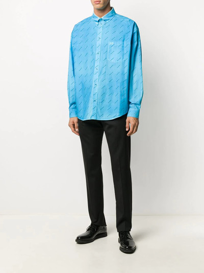 BALENCIAGA BB button-down shirt outlook