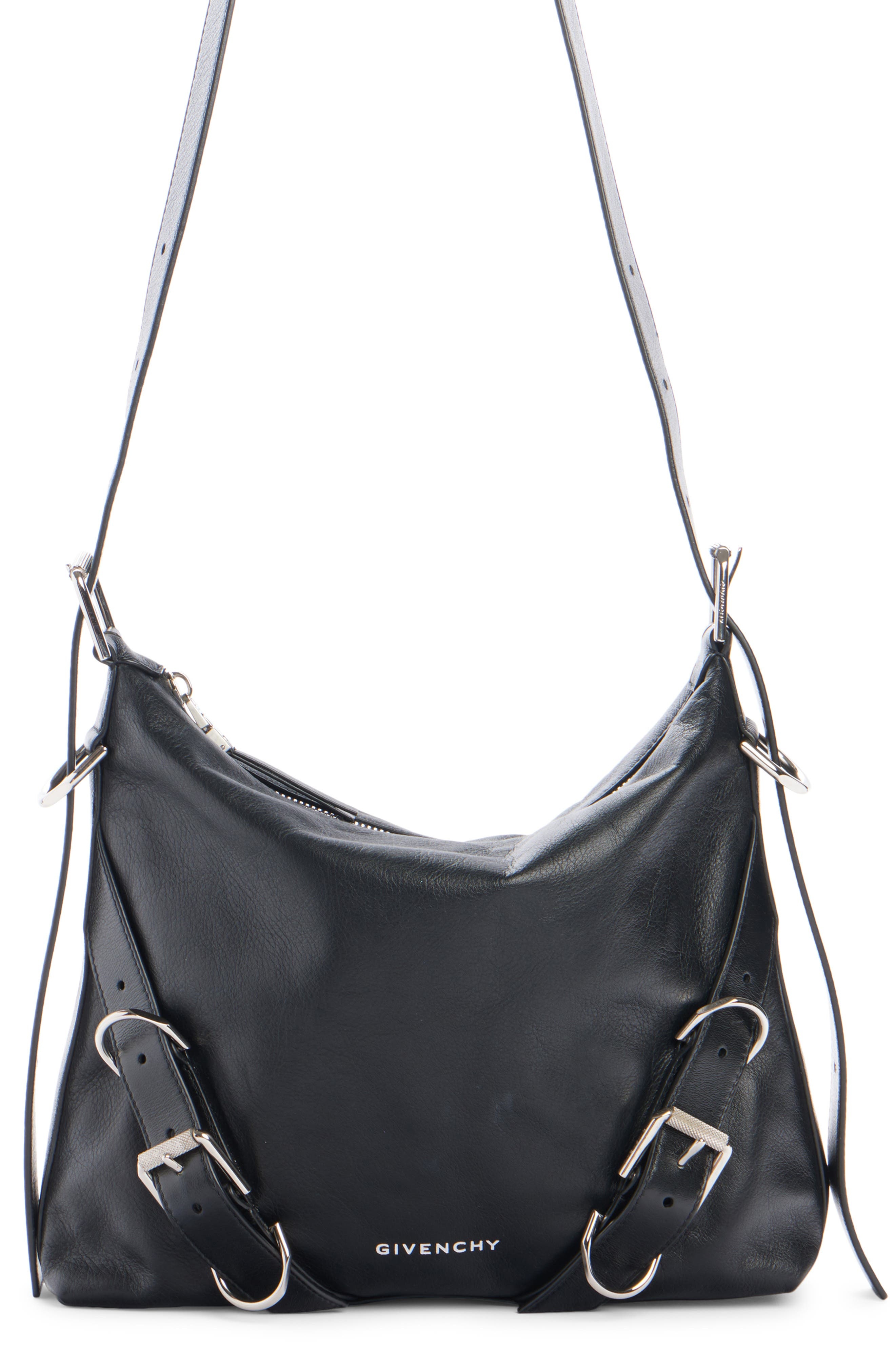 Extra-Large Voyou Leather Crossbody Bag - 1