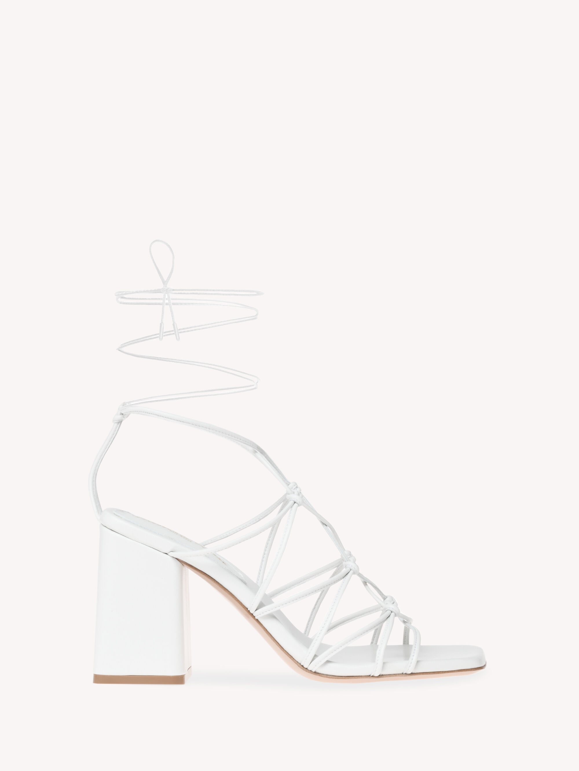 【関税込み】Gianvito Rossi ホワイト Minas ヒールサンダル Gianvito Rossi MINAS | REVERSIBLE