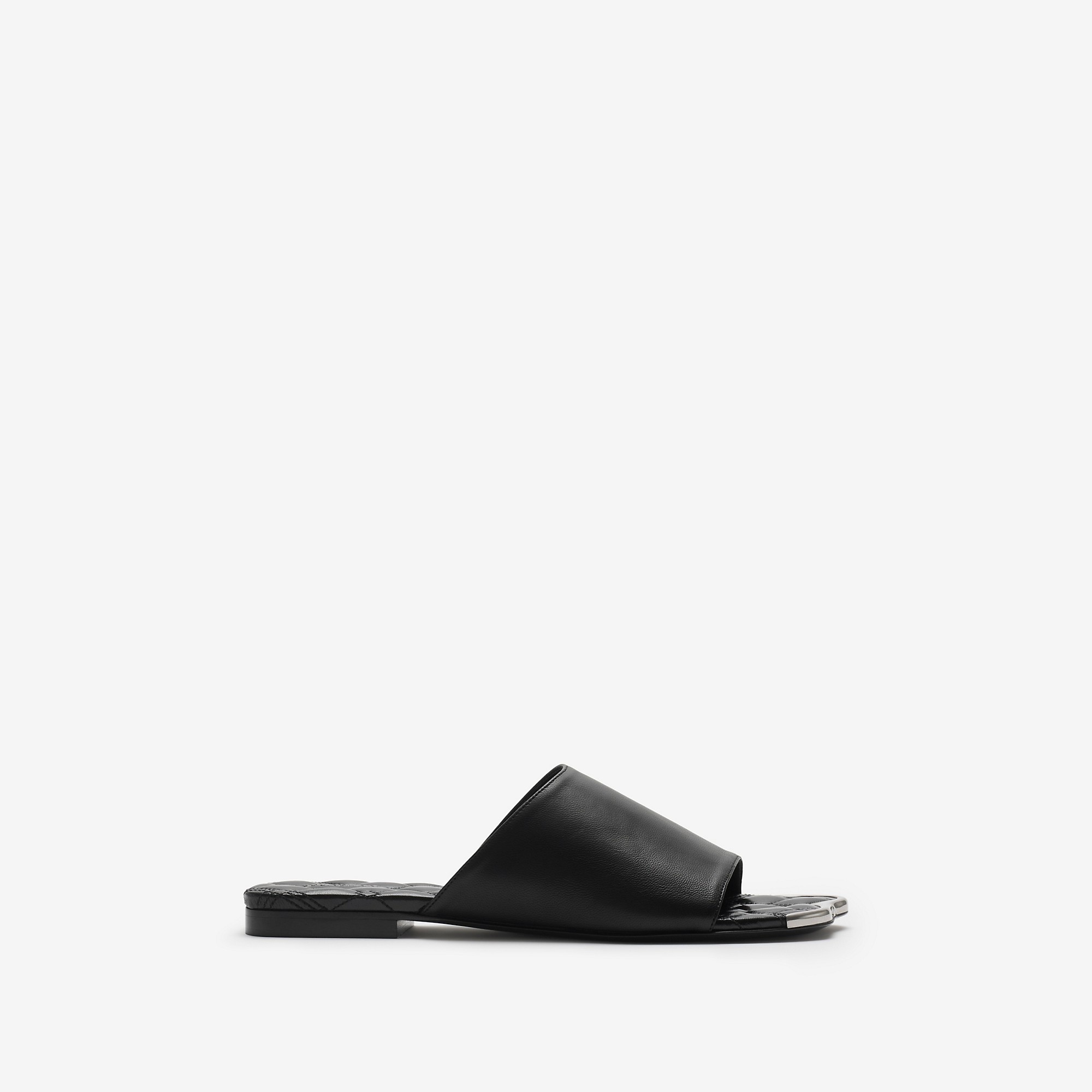 Leather Duck Slides - 1