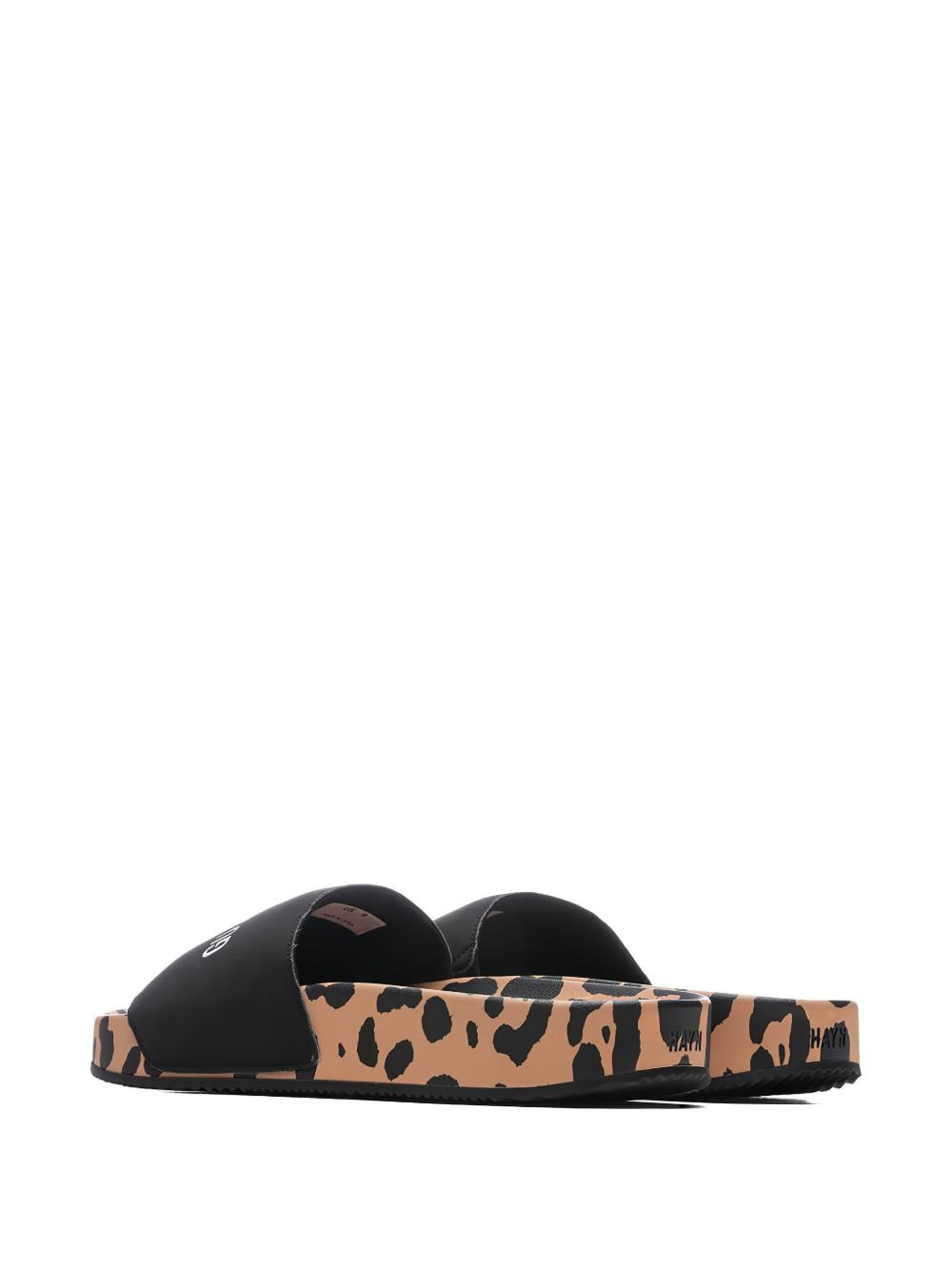 leopard-print sandals - 2