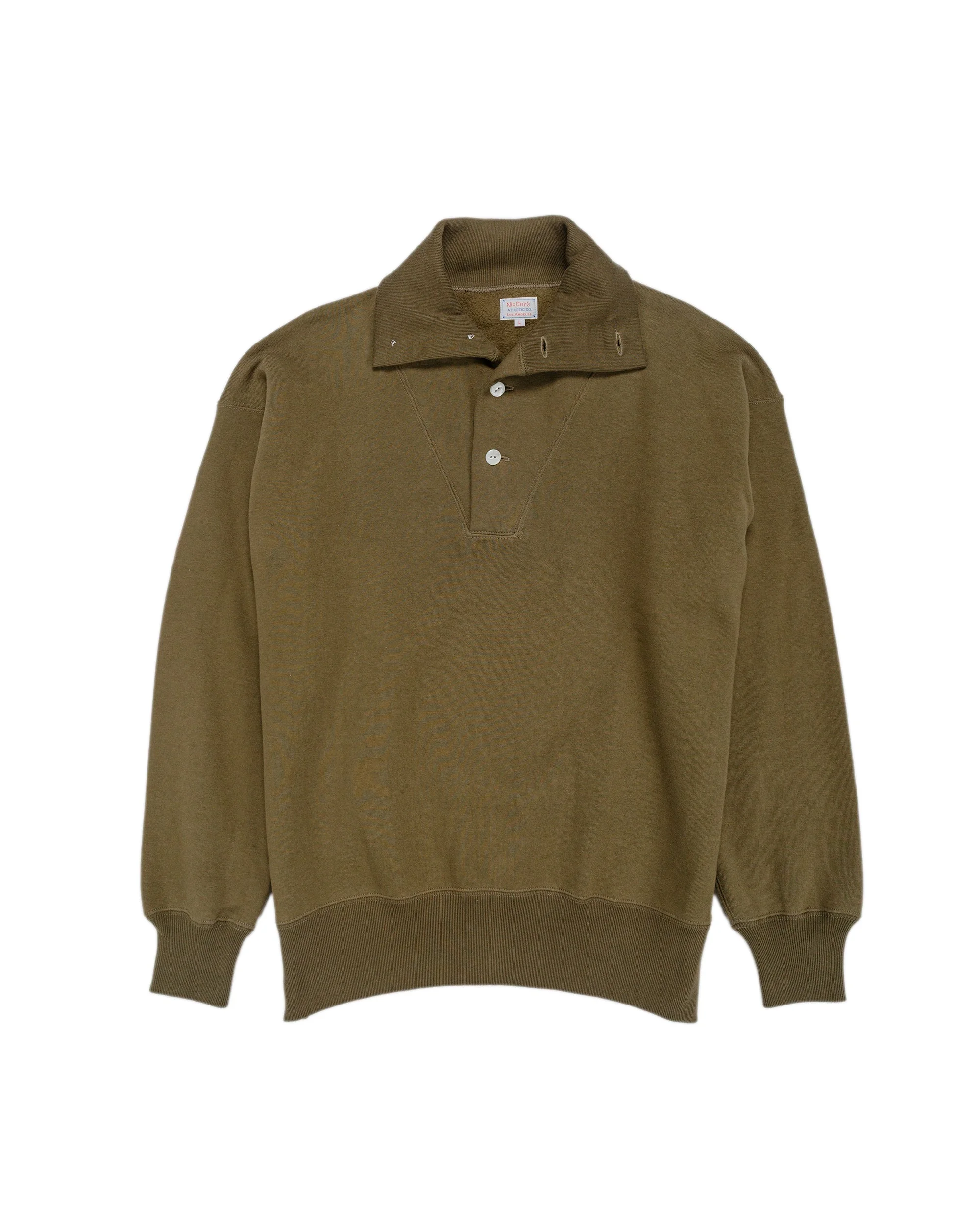 MC25110 10 oz. Loopwheel Cruiser Sweatshirt Olive - 1