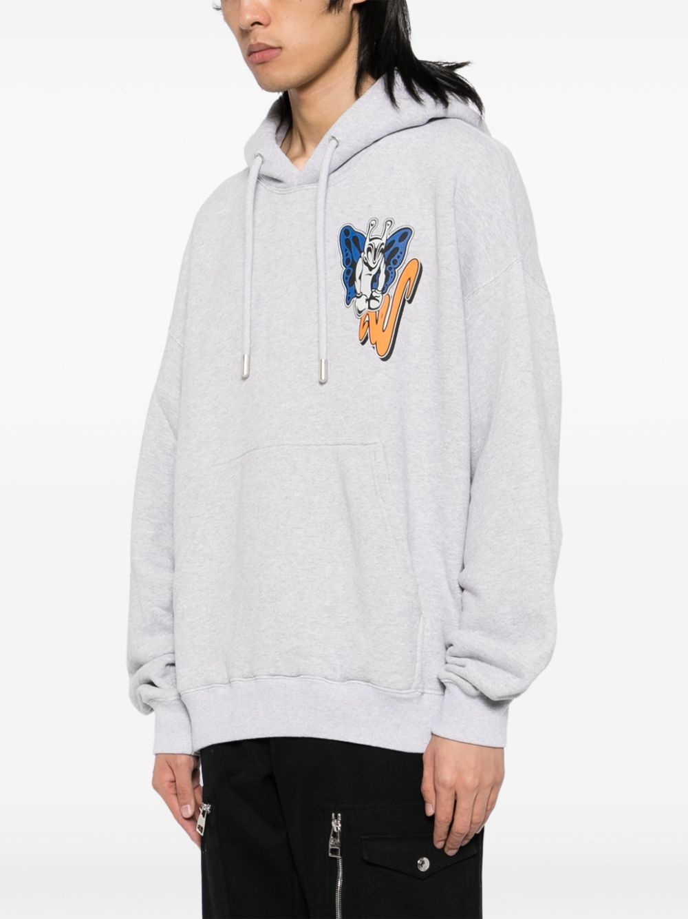 graphic-print hoodie - 3