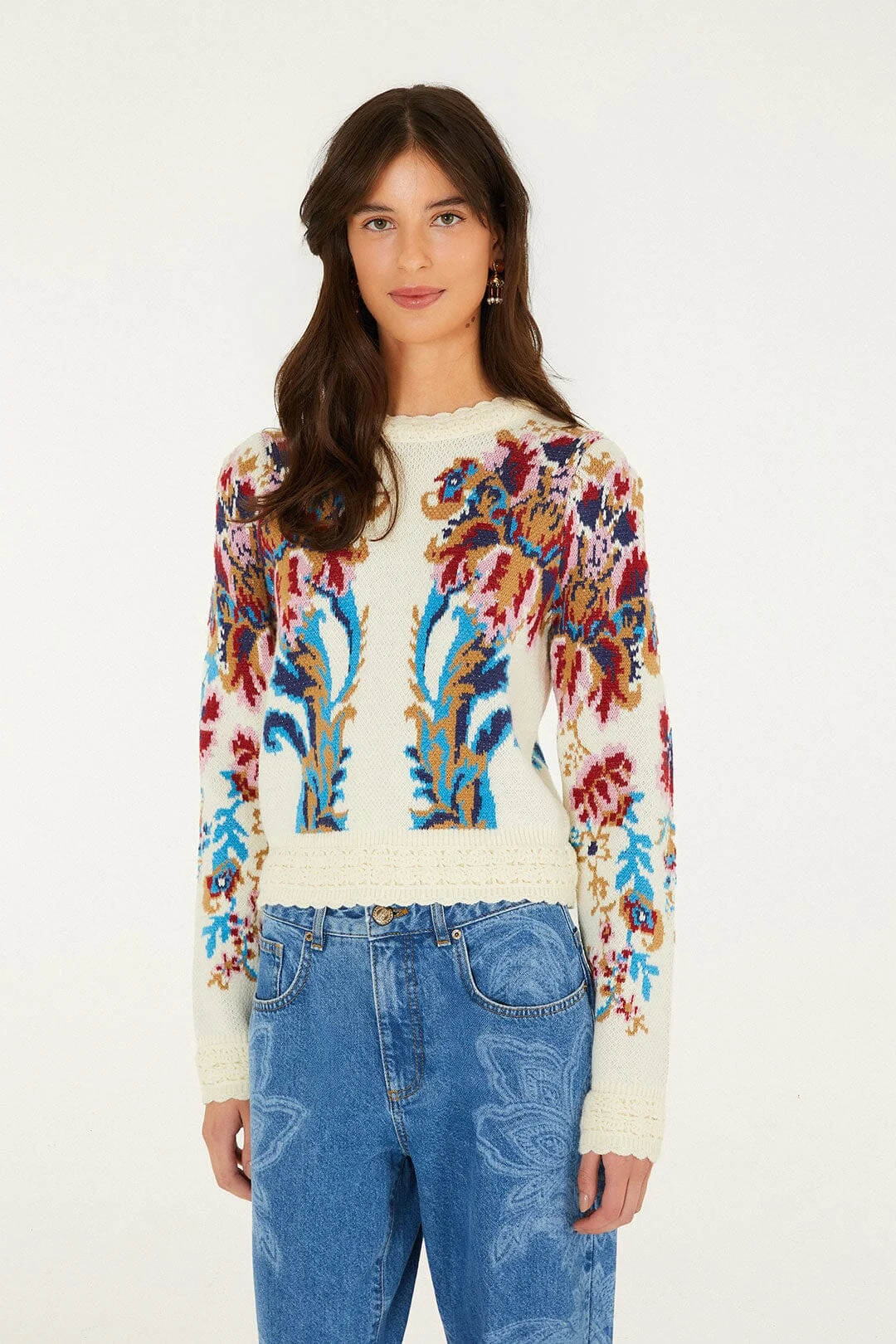 Arabesque Knit Sweater - 1