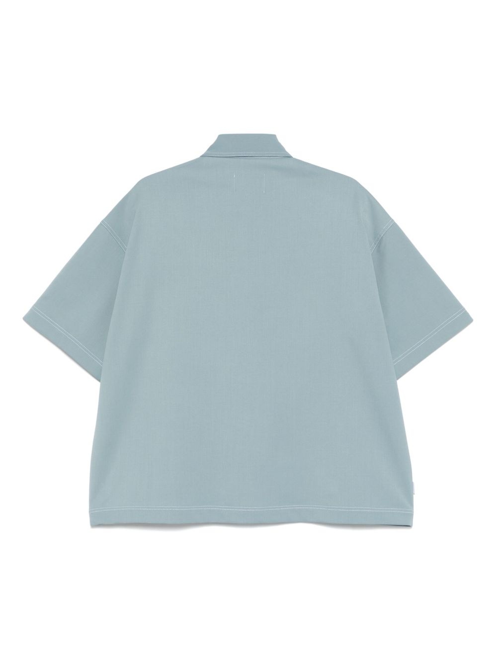 contrast-stitching shirt - 2