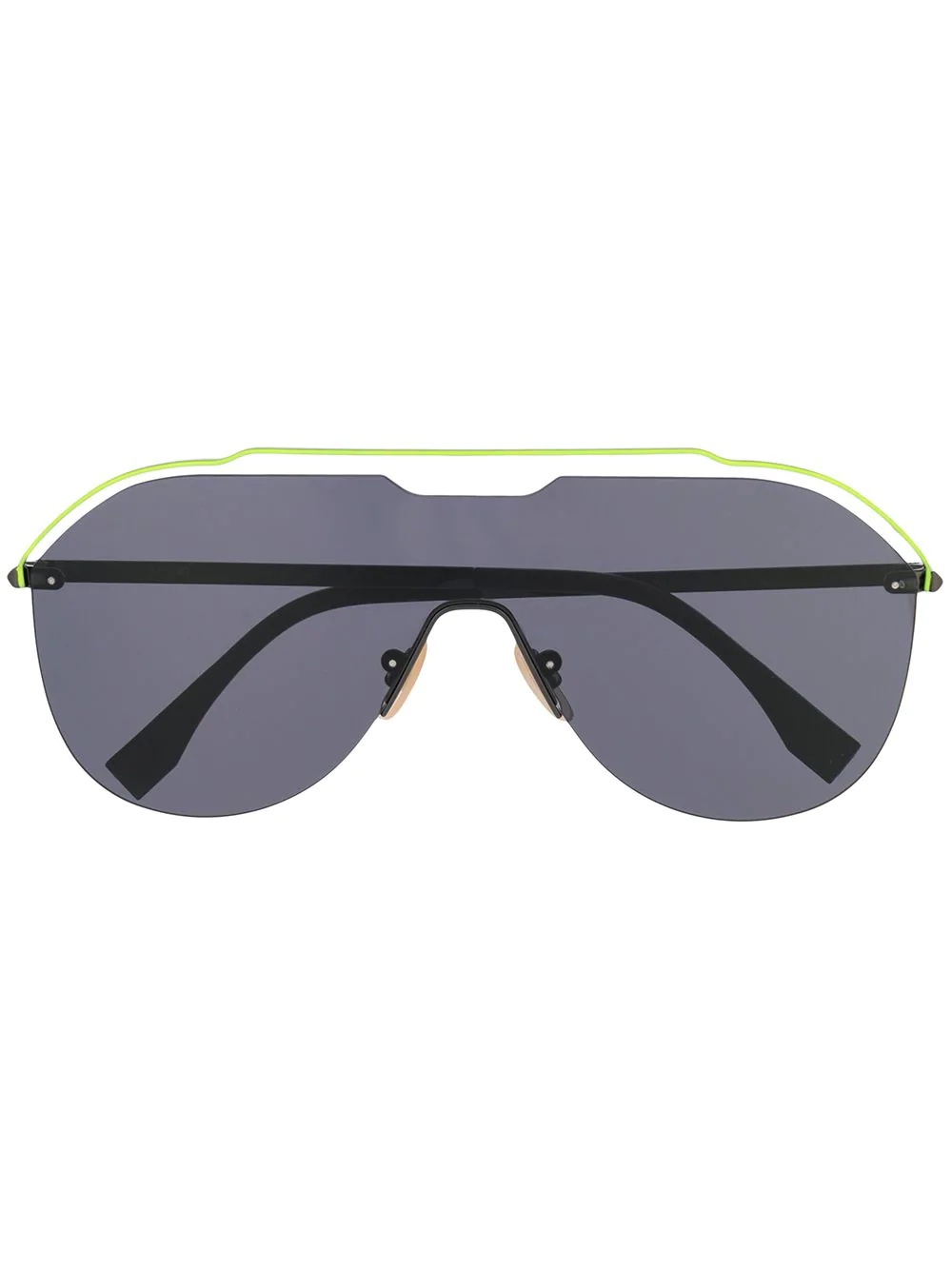 aviator frame sunglasses - 1