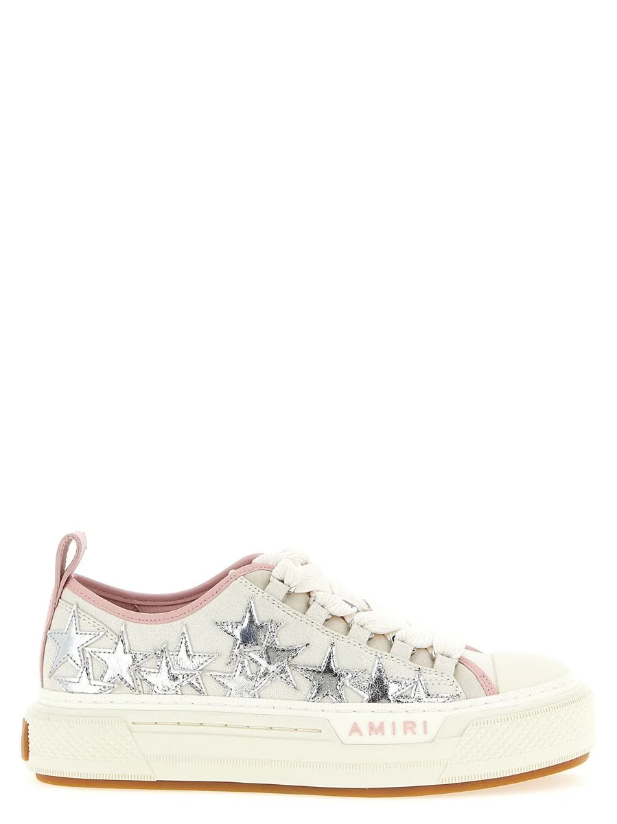 Amiri 'Metallic Stars Court Low' Sneakers - 1