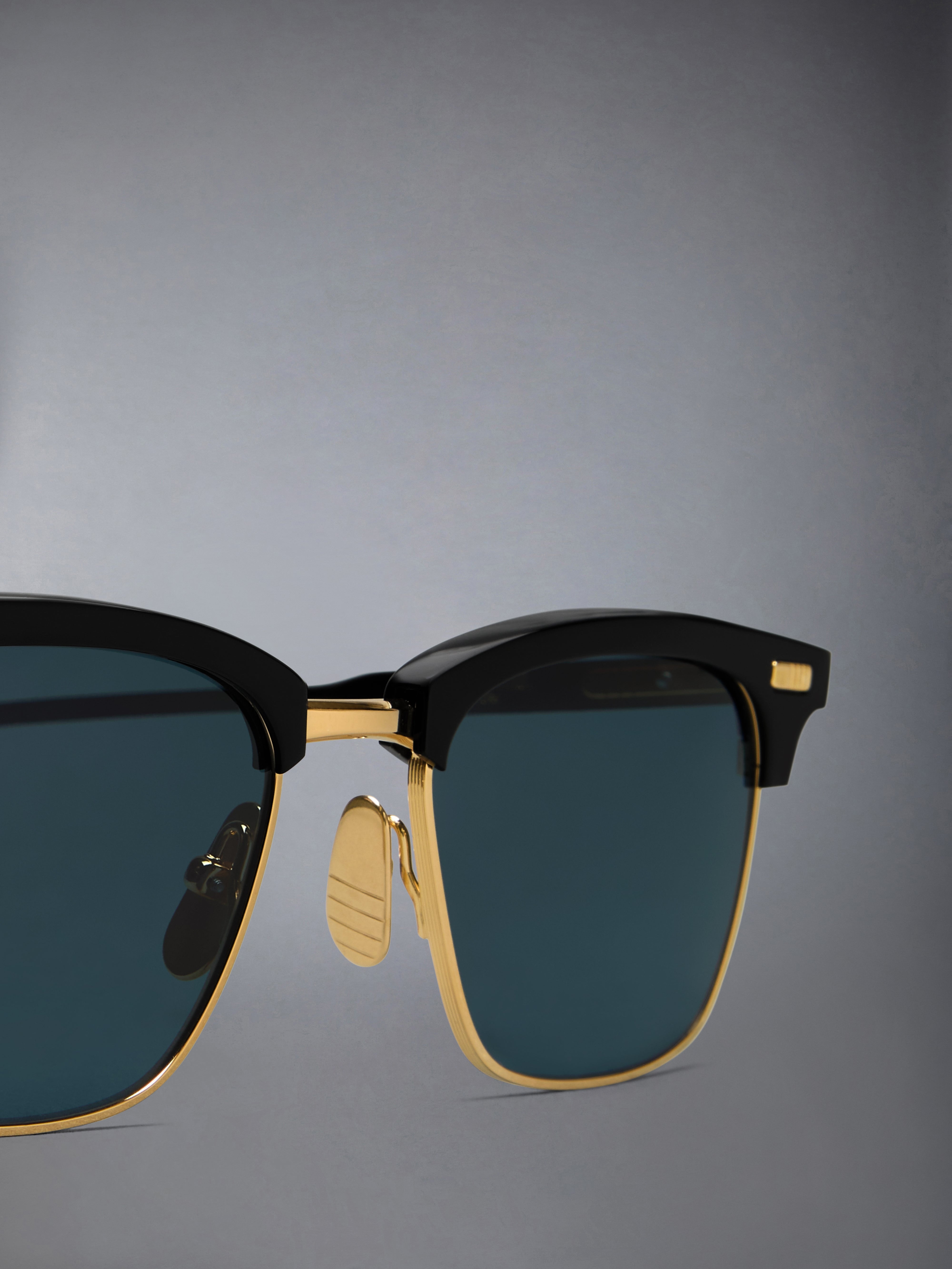 ACETATE AND TITANIUM RECTANGULAR SUNGLASSES - 3