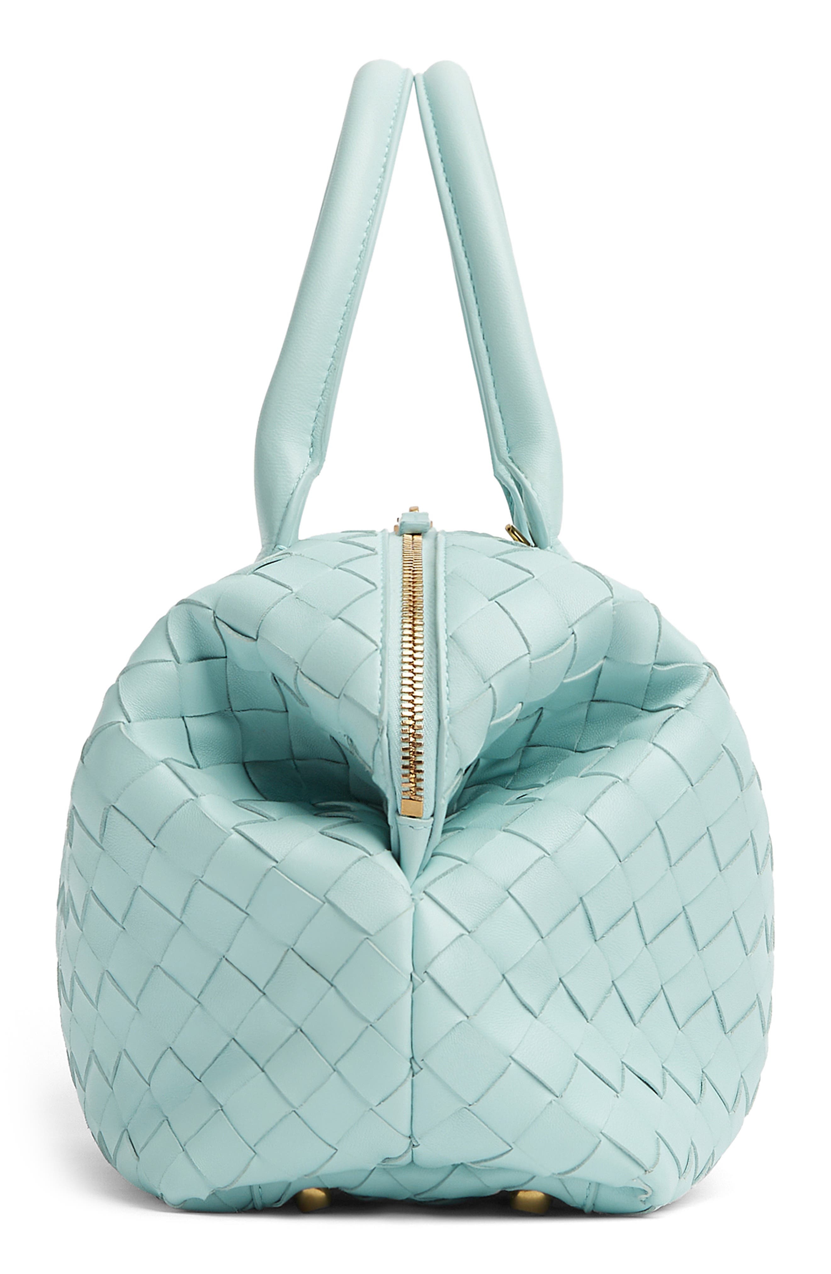 Medium Bauletto Intreciatto Leather Satchel - 4