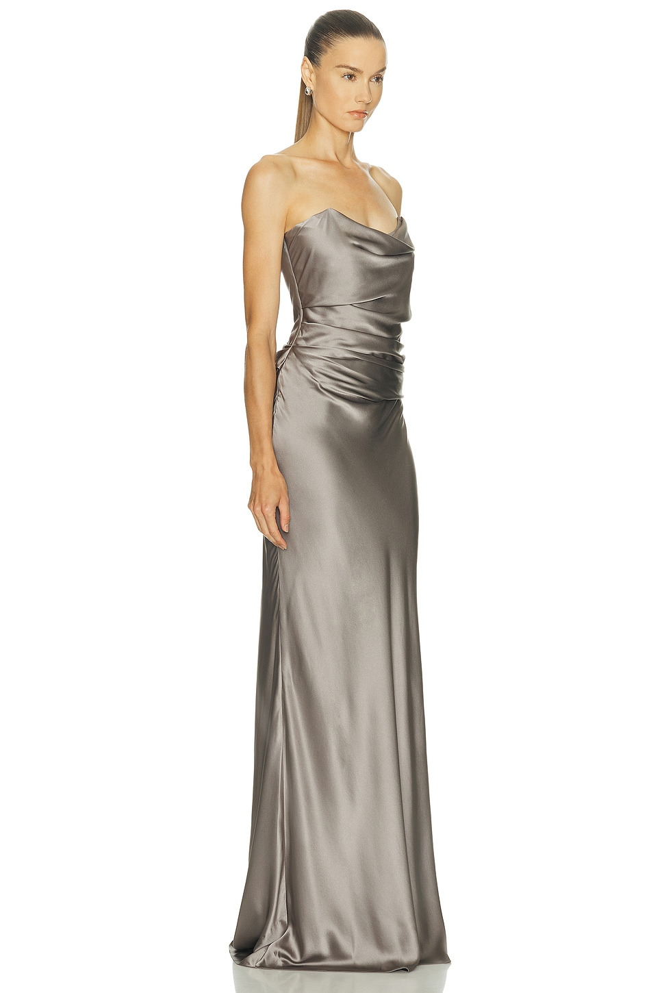 Cowl Bustier Gown - 2