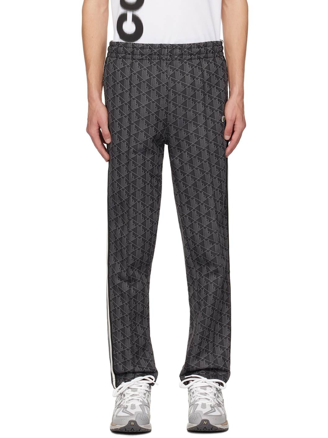 Gray Monogram Sweatpants - 1