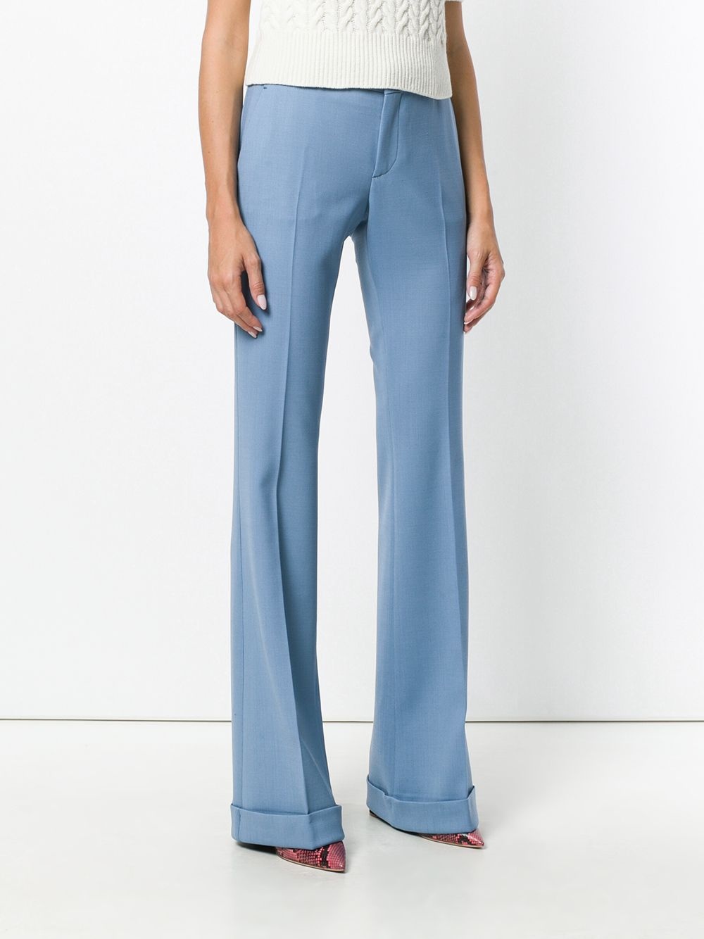 bootcut tailored trousers - 3