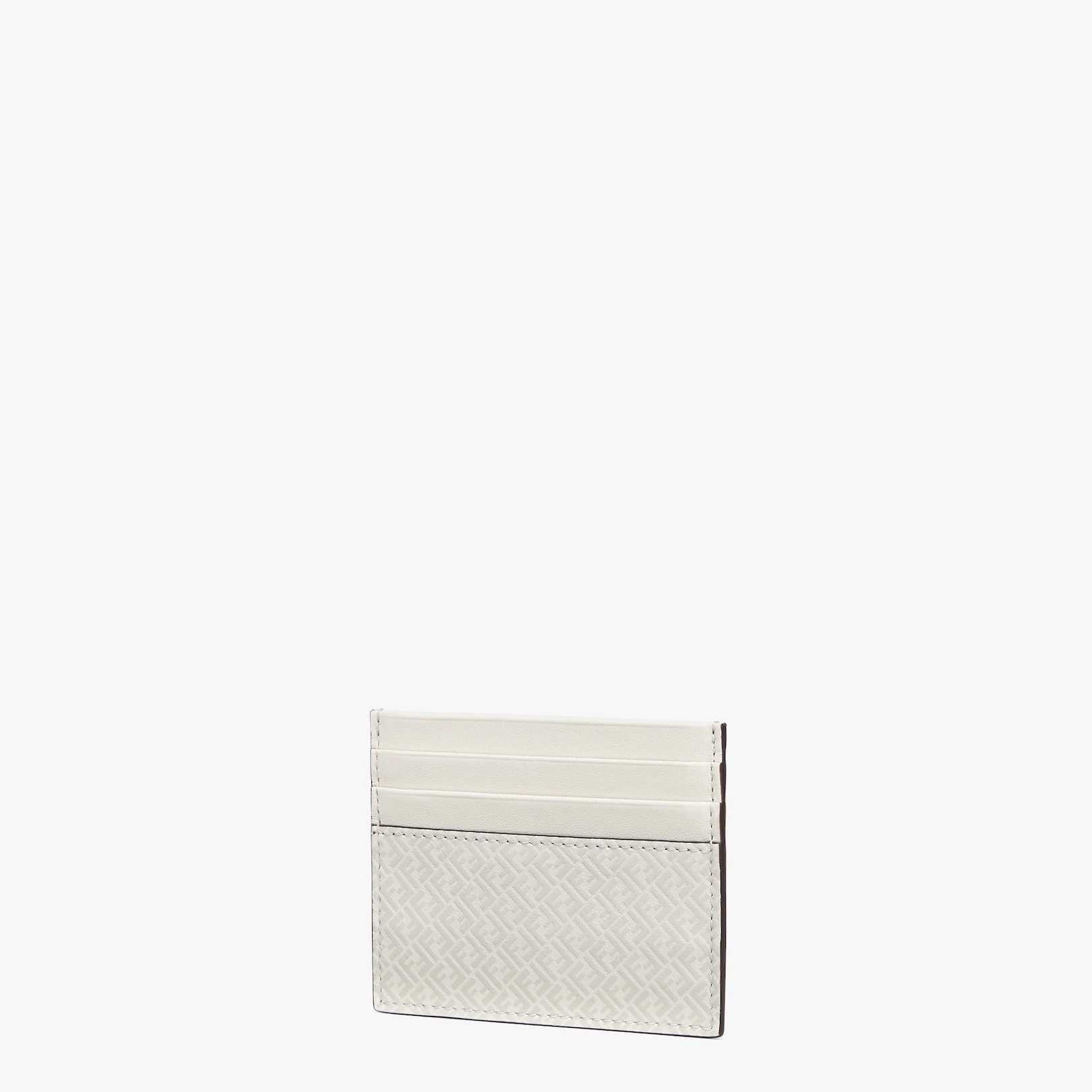 White leather card holder - 2