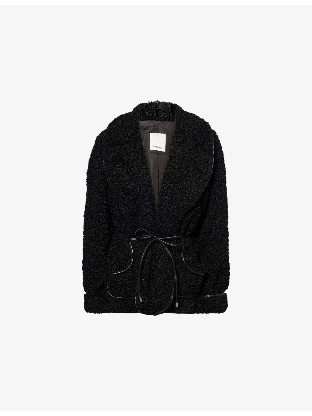 Kimia Tie-Waist Faux-Fur Jacket - 1