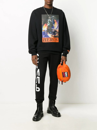 Heron Preston graphic-print track trousers outlook