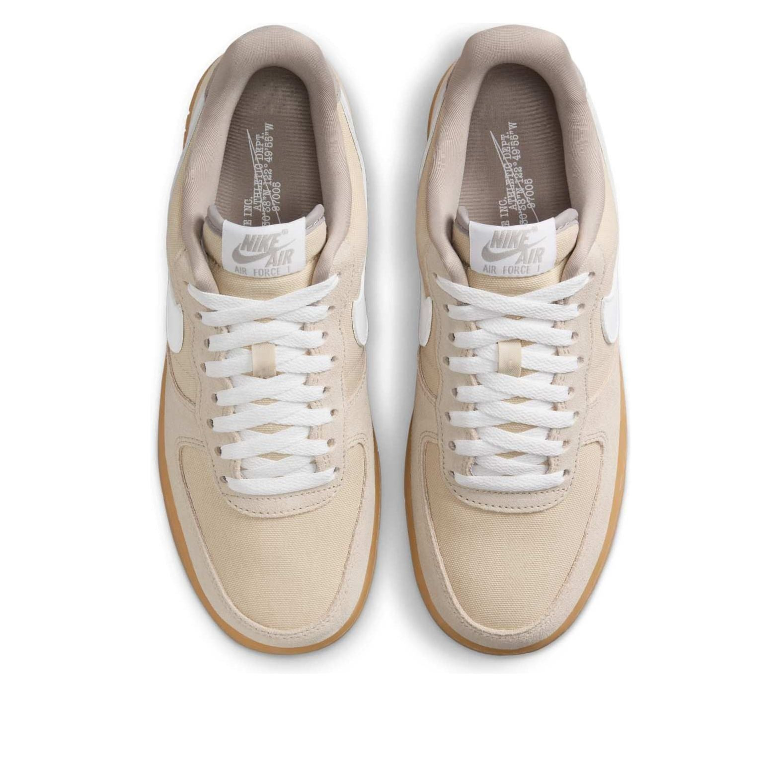 (WMNS) Nike Air Force 1 '07 'Light Khaki White Gum' HV4306-234 - 4