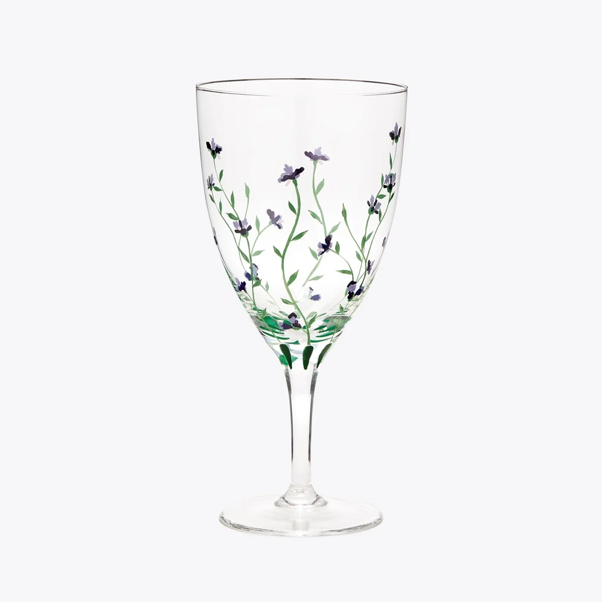 Jolie Fleur Wine Glass, Set of 2 - 1