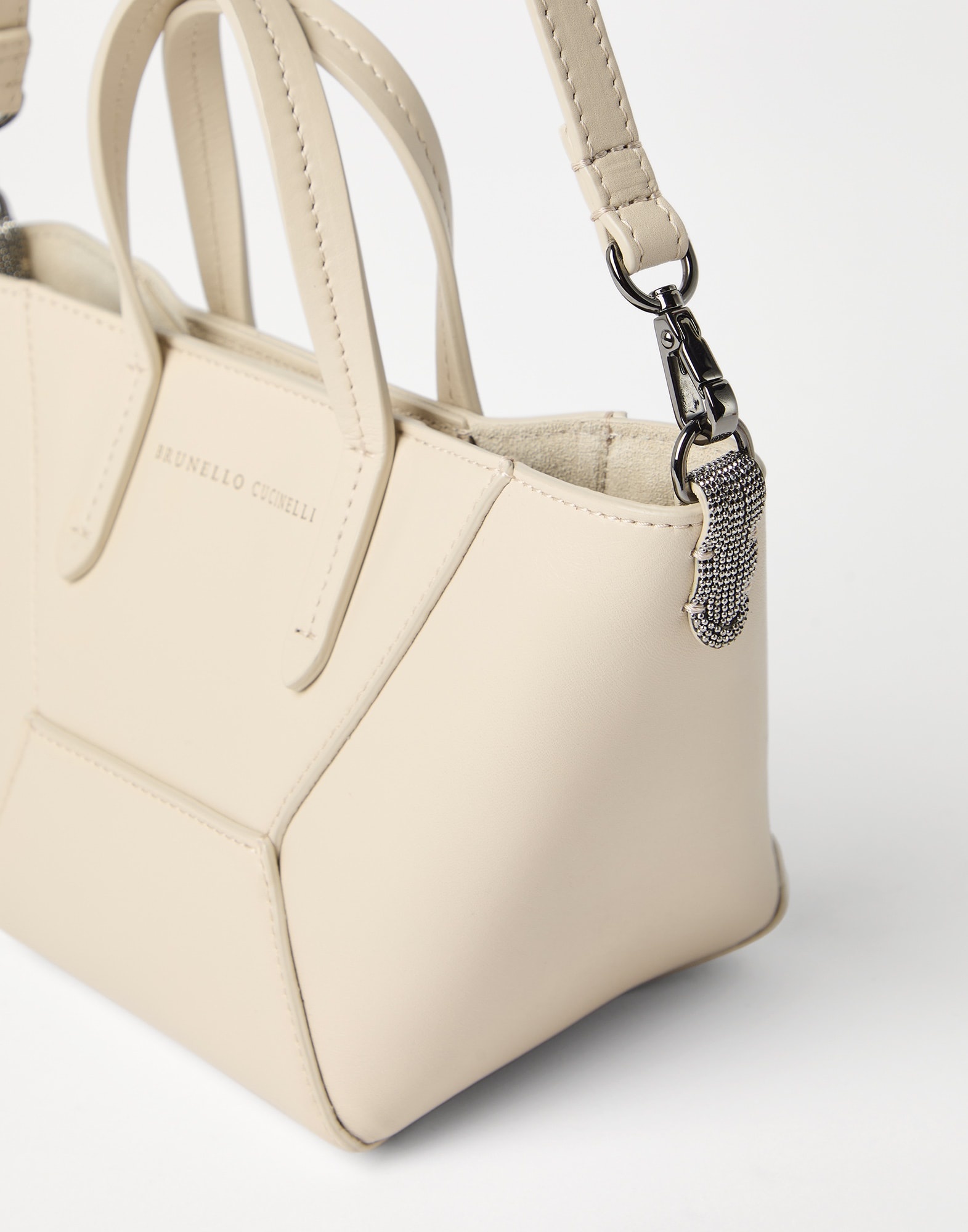 BC Duo mini bag in calfskin with monili - 3