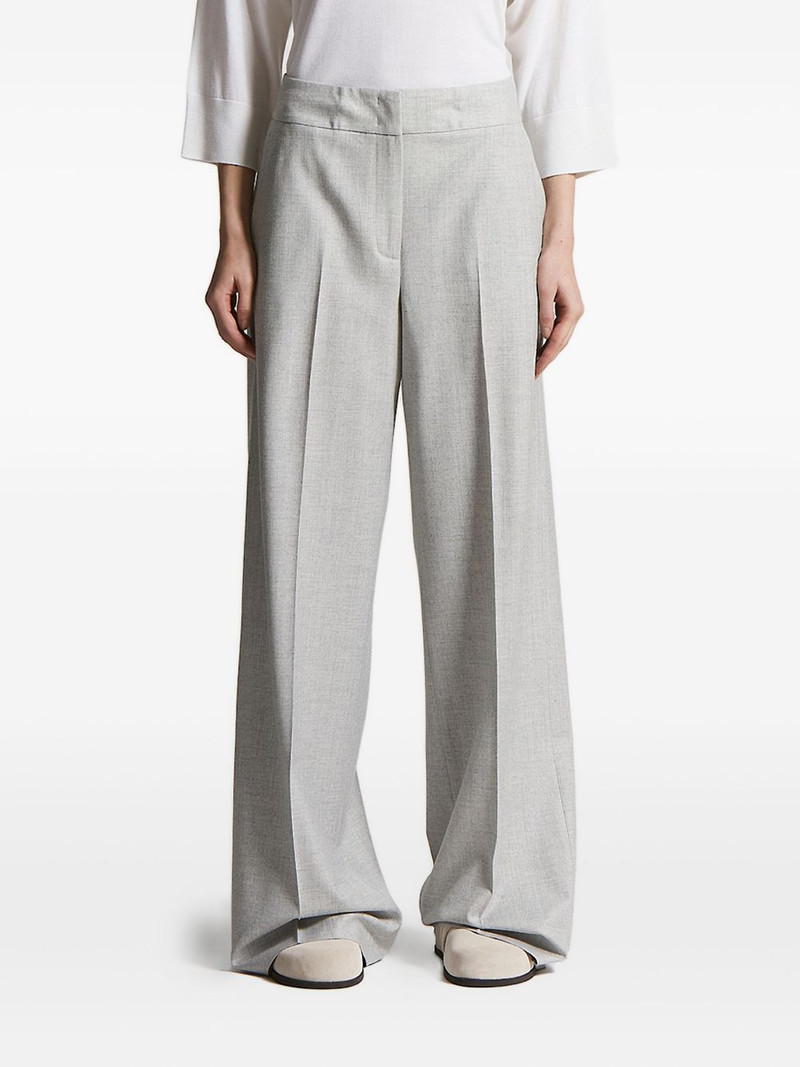 pleated wide-leg trousers 1