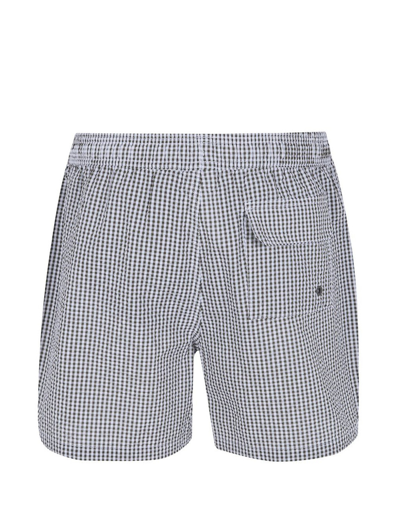 Barbour gingham seersucker swim shorts outlook