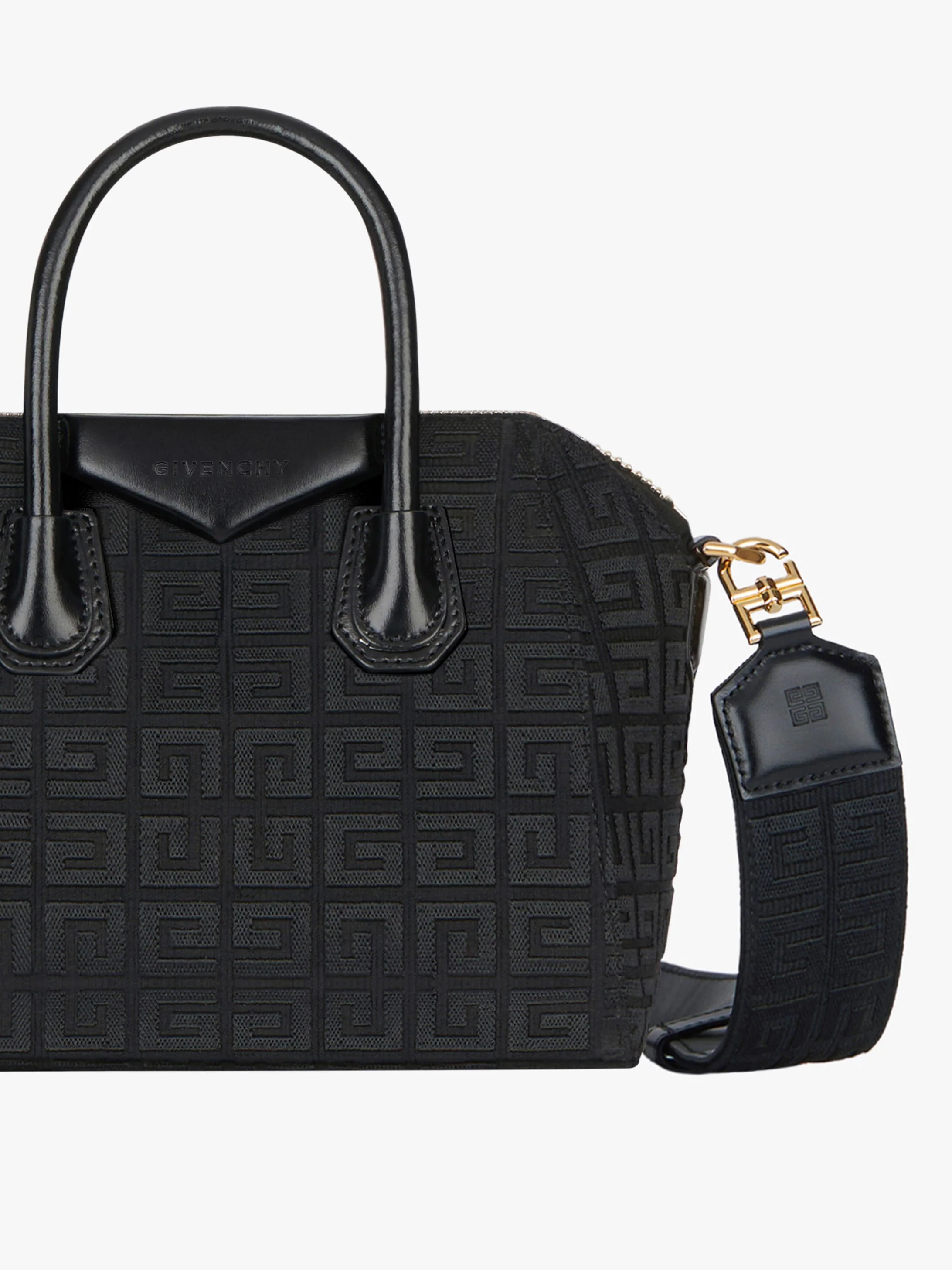 SMALL ANTIGONA BAG IN 4G EMBROIDERED CANVAS - 5